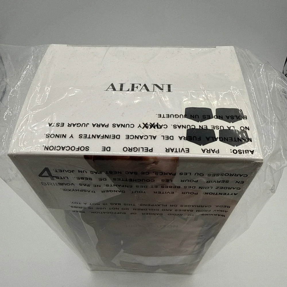 Alfani Mens Size XXL (41-43) 4 Pack Briefs Tagless Cotton Black New in Box